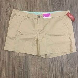 NWT women's size 16 Merona khaki shorts